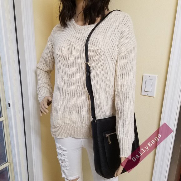 NWT KATE SPADE TOP ZIP CROSSBODY LEILA BLACK WKR00454 100% AUTHENTIC - Picture 8 of 11